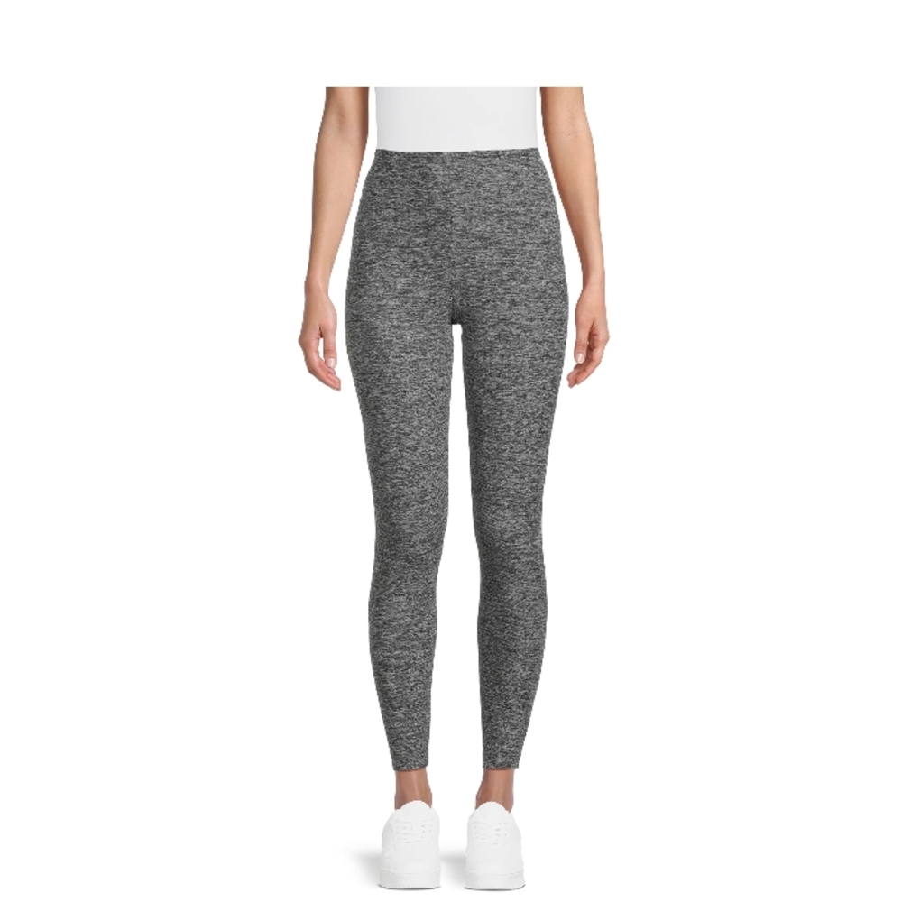 Women's Gray High-Waisted Leggings.